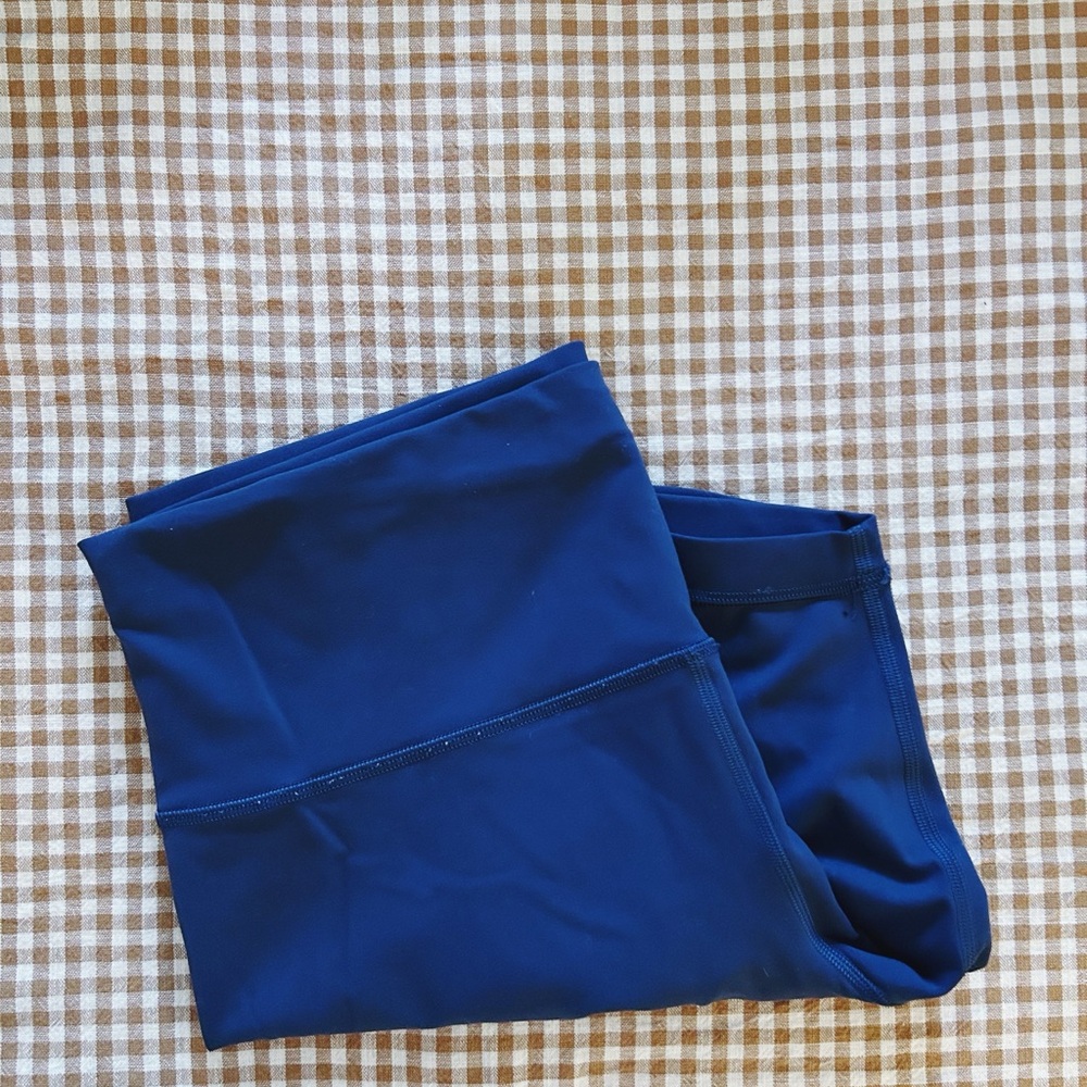 lululemon Blue Wunder Train Shorts